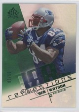2004 Upper Deck Reflections Rookie Reflections Green 5/50 Ben Watson #111 7n2