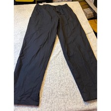 Nike Men's Black Track Pants Loose Fit, Taper Leg, Regular Length NWT size Large