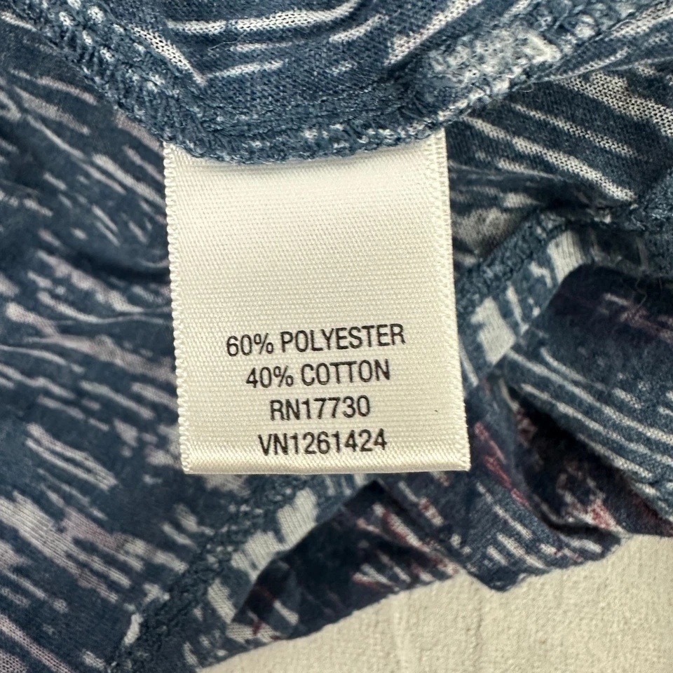 Cárdigan Xhilaration Azul Marino Frente Abierto Cascada Drapeado Ligero Talla Pequeña Foto 4 de 4