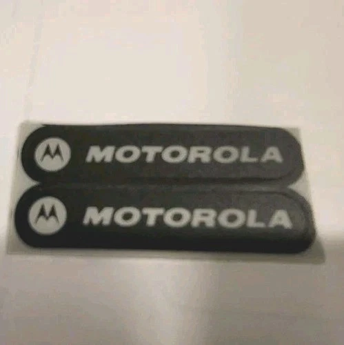 2 X OEM Motorola Nameplate Label Sticker for XPR7550, XPR7550e, XPR7350 Housing