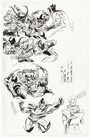 Koblish X-MEN 92 INFINITE 3 pg 7 WOLVERINE VS MANY WOLVERINES VS CASSANDRA NOVA — photo 1