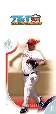 John Lackey 2009 SP Authentic Silver #123 Los Angeles Angels /59 61