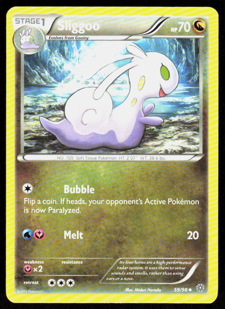 Sliggoo 59/98 Uncommon Ancient Origins Pokemon Lightly Played