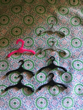 2018 Barbie Wardrobe Closet GBK11 Barbie Doll Clothes Hangers Black, Pink Silve