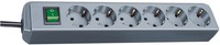 Brennenstuhl Brennenstuhl Eco-Line Mit Schalter 6-Fach Silber 1159540015