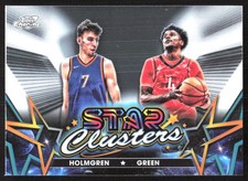 2142F 2023-24 Topps Chrome Cosmic #SC-11 Chet Holmgren/Jalen Green Clusters