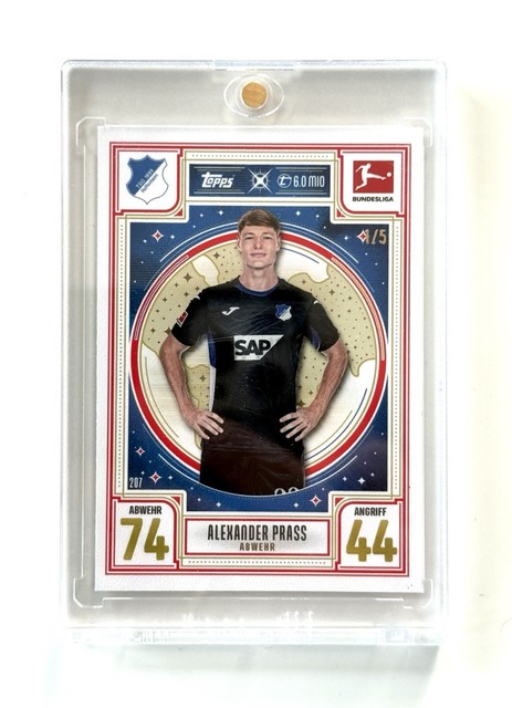 Alexander Prass 1/5 !!! 🔥 Parallel Topps Boosterfrisch Trading Card Soccer