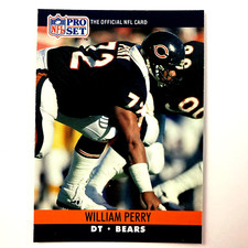 William Perry 1990 Pro Set Card #455 NFL Chicago Bears