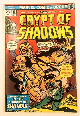 CRYPT OF SHADOWS NO. 17 F/F+ CONDITION. MARVEL COMICS. 1975. BRONZE AGE.