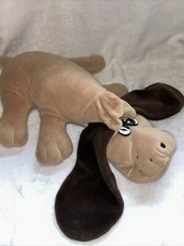 Vintage 1985 Tonka Pound Puppies 18" Brown Tan Long Ear Hound Dog Plush Puppy