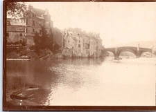 France, Espalion and the Pont Vieux vintage print, the Pont Vieux is the'object