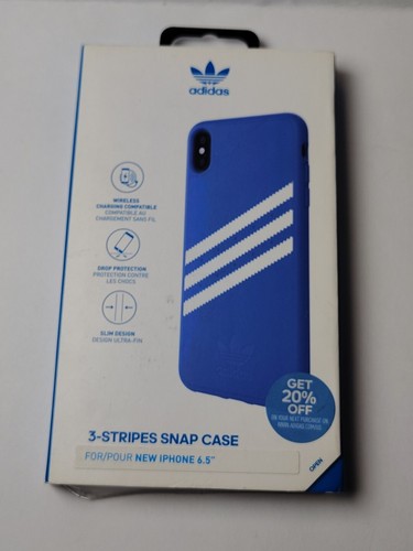 Adidas Polycarbonate Case for Apple iPhone 11 Pro Max - Collegiate Royal Gazelle - Picture 6 of 11