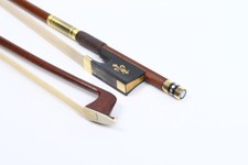 1Pcs violin Bow 4/4 brazilwood Great Balance Ebony frog Natural HorseTail