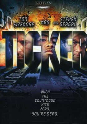 Ticker (DVD, 2001) Brand New Sealed Steven Seagal Nas Tom Size more Ships Free!!