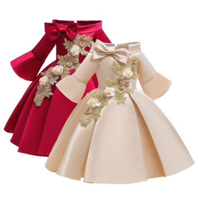 Kids Flower Girls Party Dress Princess Christmas Off Shoulder Bridesmaid Gown | eBay Kids Flower Girls Party Dress Princess Christmas Off Shoulder Bridesmaid Gown | eBay