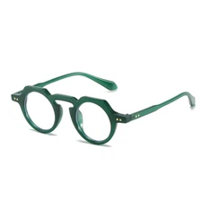 Retro Blue Light Blocking Reading Glasses Men Women Clear Lens Round Glasses 