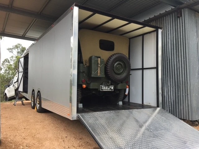 Race Trailer Enclosed Toy Hauler Caravan Self contained Custom Built Carts Bikes - image 3 of 4