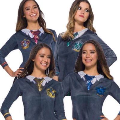 Damen Harry Potter Top Kostüm Hogwarts Uniform Erwachsene Buch Tag Kostüm - Bild 1 von 4