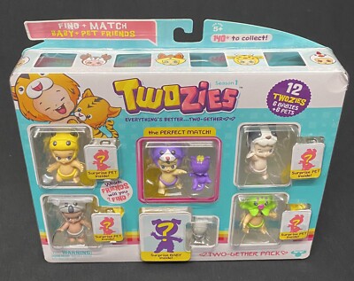 【プーちゃん 】est ザ プロテクション&ジェリービーンズ 2点セット Twozies Season 1 Two-Gether 12 pack 6 Babies + 6 Pets Brand New