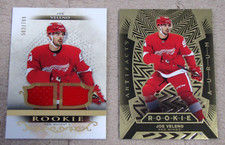 2021-22 Artifacts Joseph Veleno RC #162 Materials Gold Jersey /799 & #A-33 Aurum