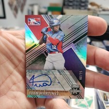 2019 Panini Elite Extra Edition Juan Martinez Auto Rc # 206 #ed 8/25