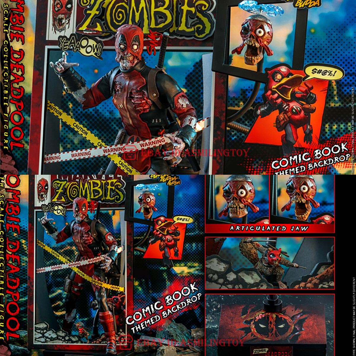 1/6 HOTTOYS HT CMS06 ZOMBIE DEADPOOL Action Figure In Stock | eBay