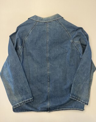 VINTAGE 1950s PRISON DENIM CHORE COAT | eBay