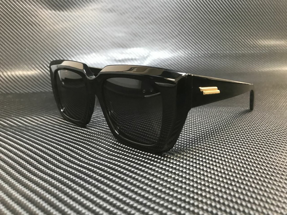 BOTTEGA VENETA BV1030S 001 Black 52 mm Women's Sunglasses | eBay