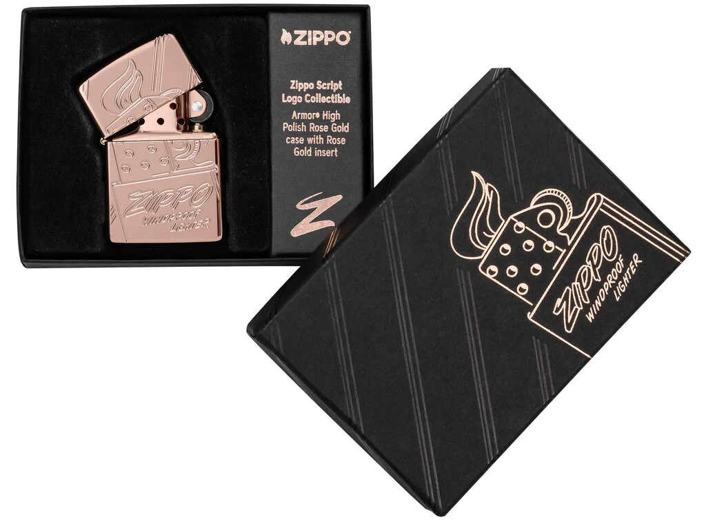 Zippo 48768 Limited Armor Engraved Script Collectible High Polish