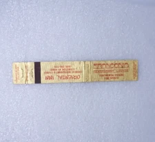 Matchbook Franconia Restaurant Lounge Oriental Inn Lexington KY