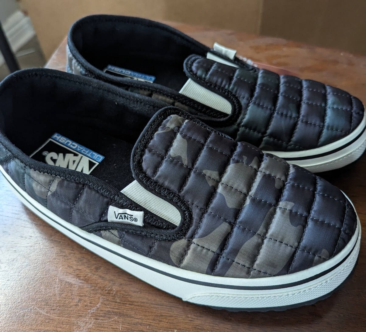 Vans Slip-Er 2 Woodland Camo Slip-On Sneaker Men's 7 Women's 9 New-image