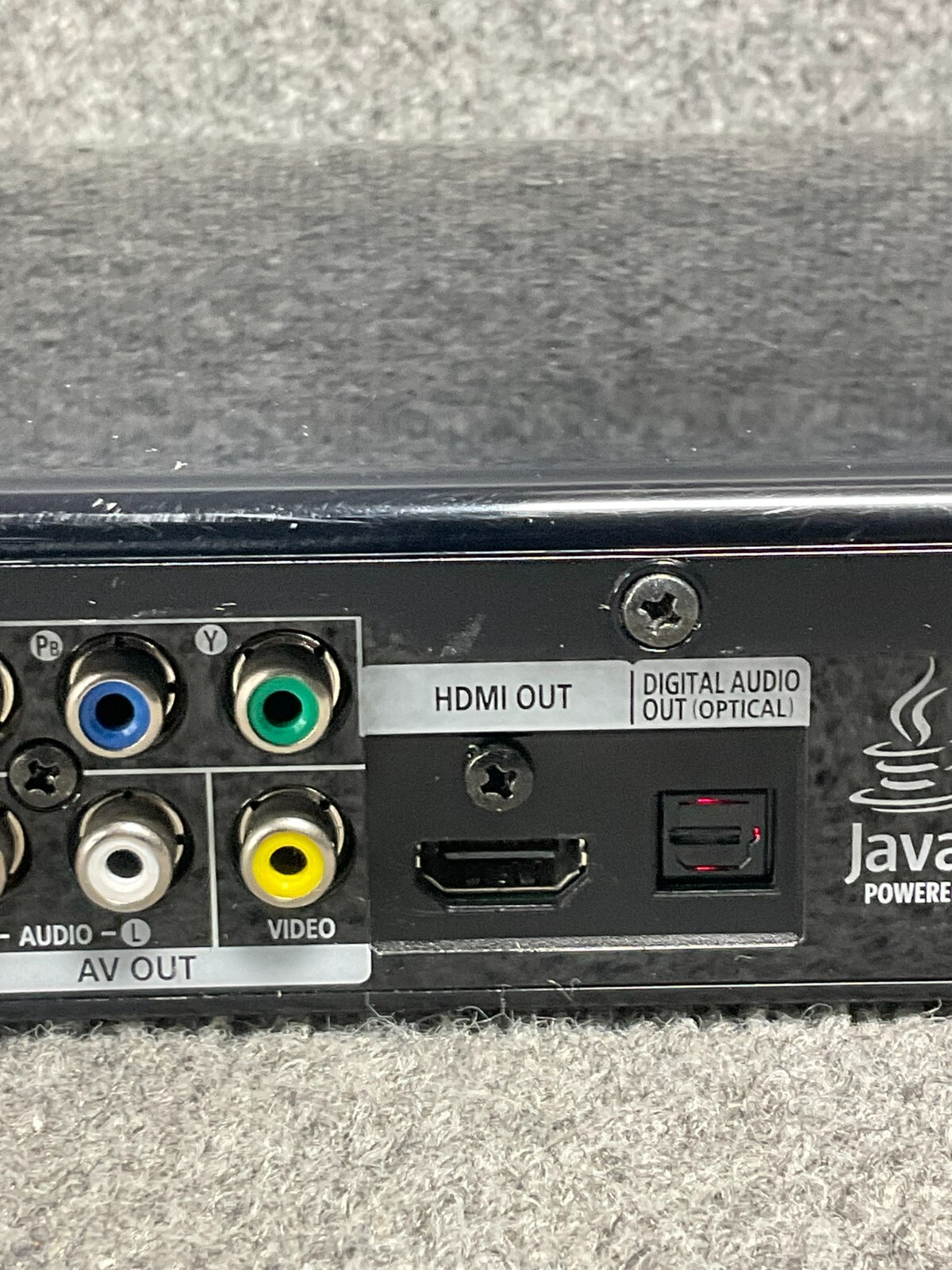 Samsung BDP3600 Bluray Disc DVD Player 1080p Full HD PC Streaming W/O