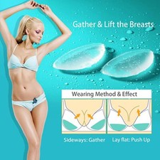 Silicone Breast Enhancers Bra Inserts Breast Enlargement for Small Chest Women P