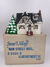 Department 56-Snow Village- Main Street House -50059