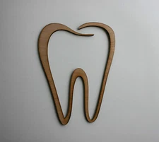 Tooth Wall Art Anatomical Wood Sign Dentist Office Gift