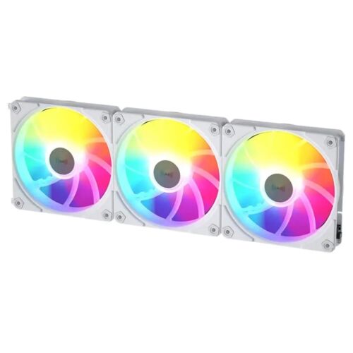 SAMA UF1203W ARGB 3-in-1 120mm Fan Kit White - Picture 2 of 6
