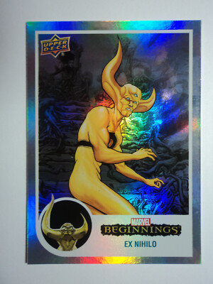 2022 MARVEL BEGINNINGS VOL. 2 SERIES 1 -  RAINBOW FOIL CARD # 166  EX NIHILO