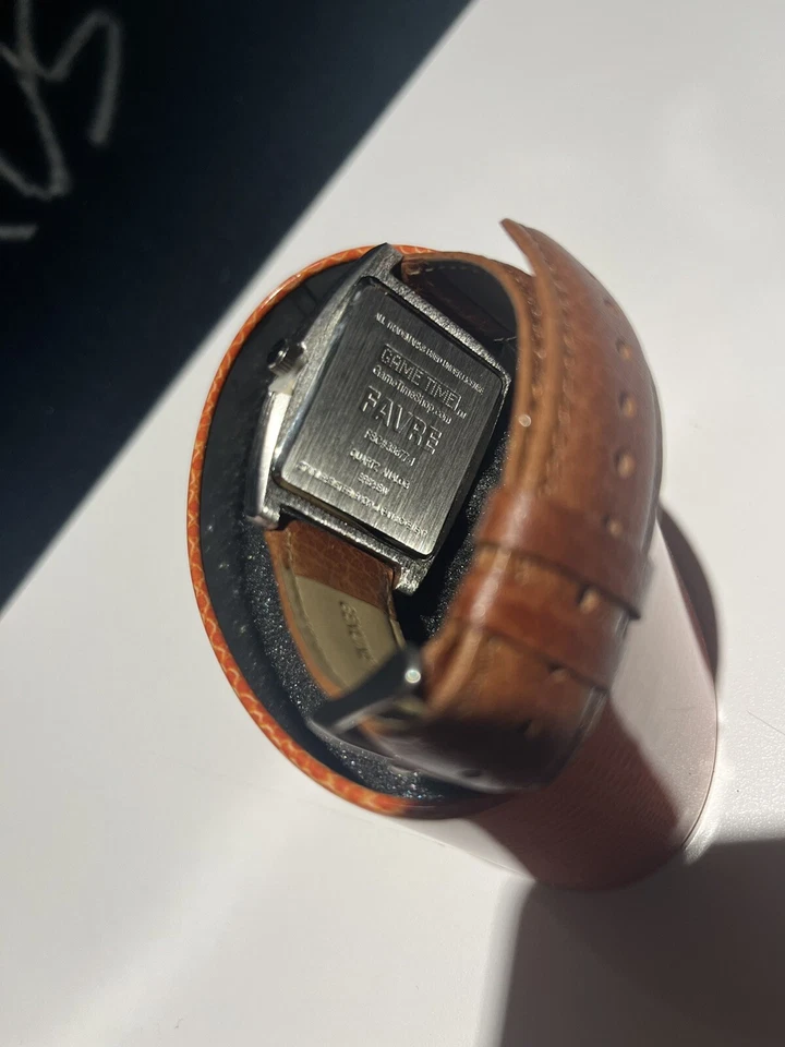 2004 NFL Quarterback Legends Brett Favre RELÓGIO DE TEMPO DE JOGO EM LATA Packers NOVO RARO - Imagem 4 de 4