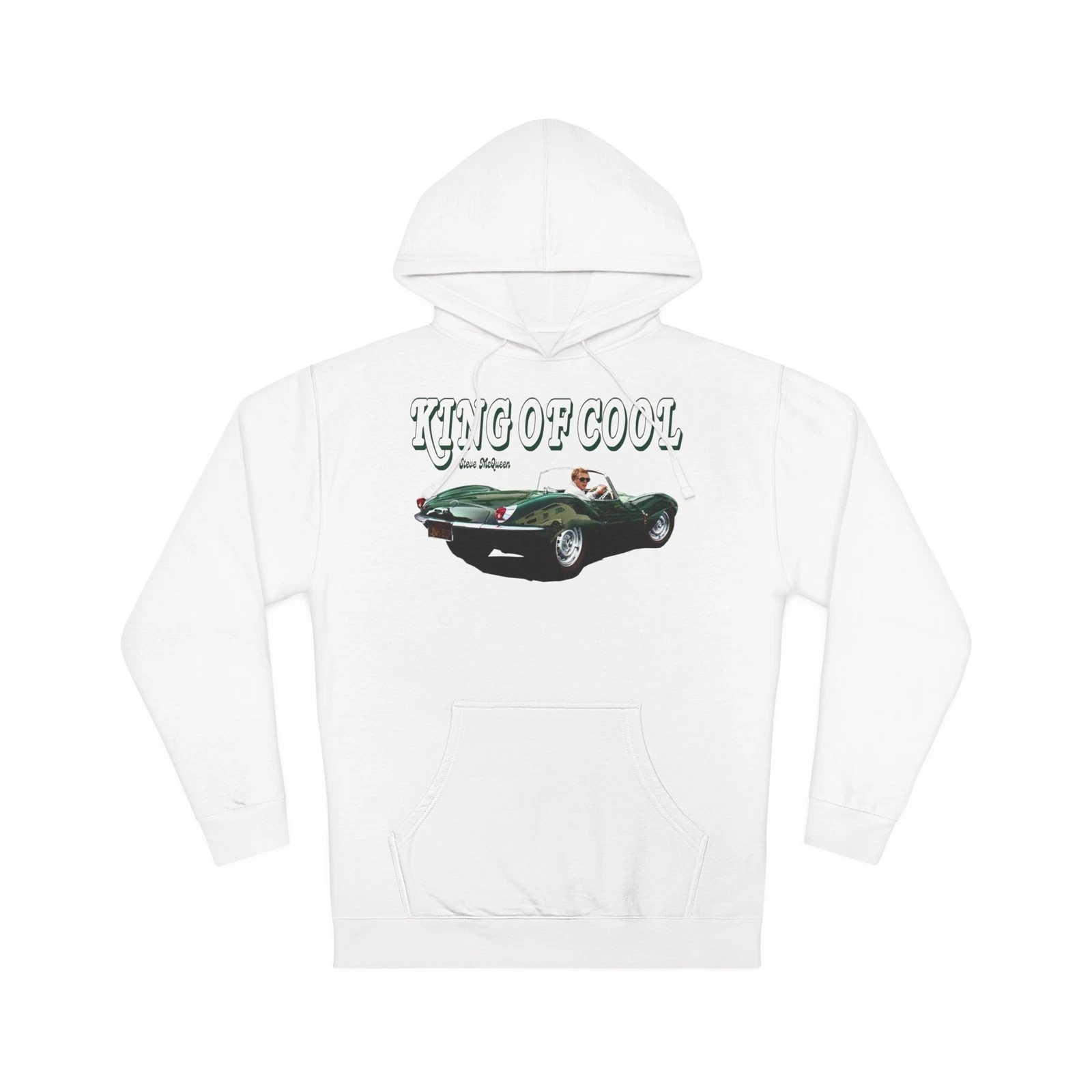 ALEXANDER MCQUEEN King of Cool Steve McQueen Jaguar XKSS Felpa con cappuccio