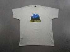 VTG 80s 90s Oregon Double Sided Hunting Graphic Tourist Shirt XL Single Stitch