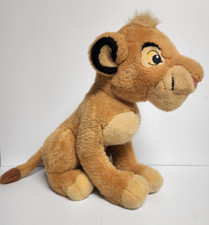 Vintage Disney Store The Lion King Young Simba CUB 14" Plush Stuffed Animal Toy