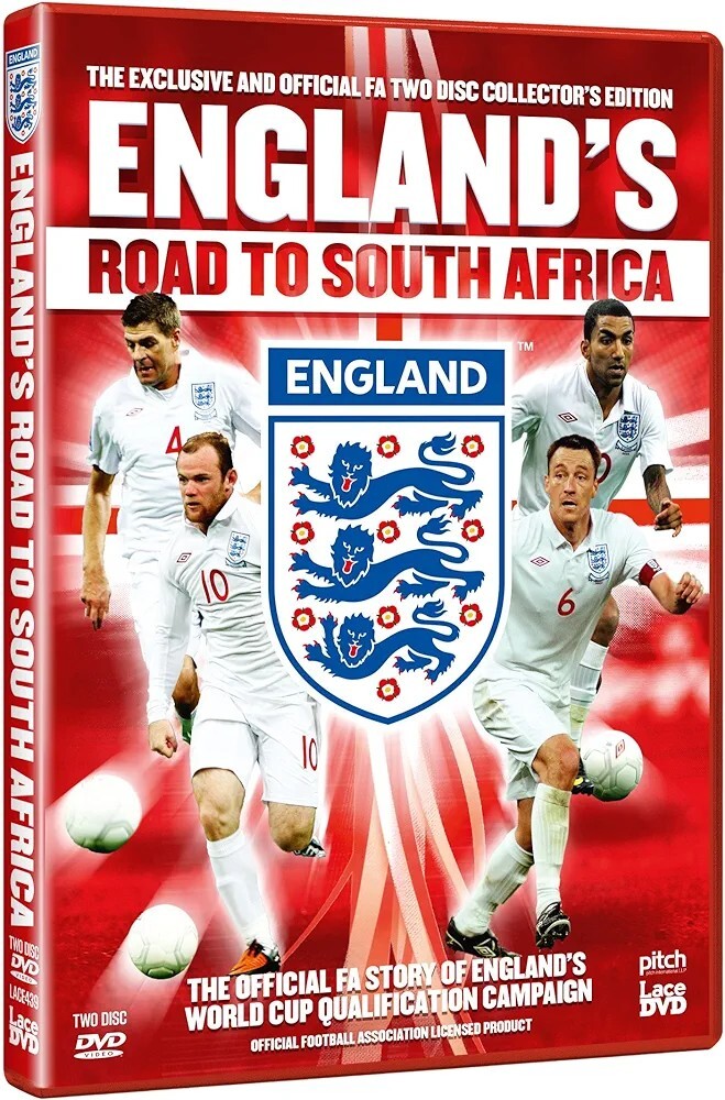 ENGLAND'S ROAD TO SOUTH AFRICA 2 DISC COLLECTOR'S EDITION DVD NEW SEALED #250