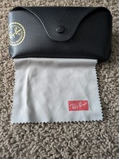 Ray Ban Genuine Black Sunglasses Eyeglasses Case FAST SHIPPING  
