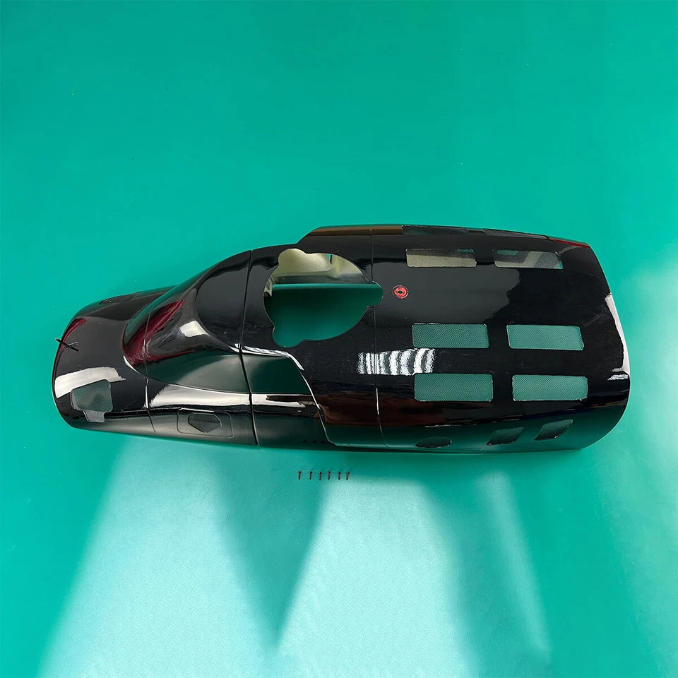 Hubschrauber Teil für Roban 800 Größe Airwolf schwarz V2 KIT Version Zubehör - Bild 4 von 4