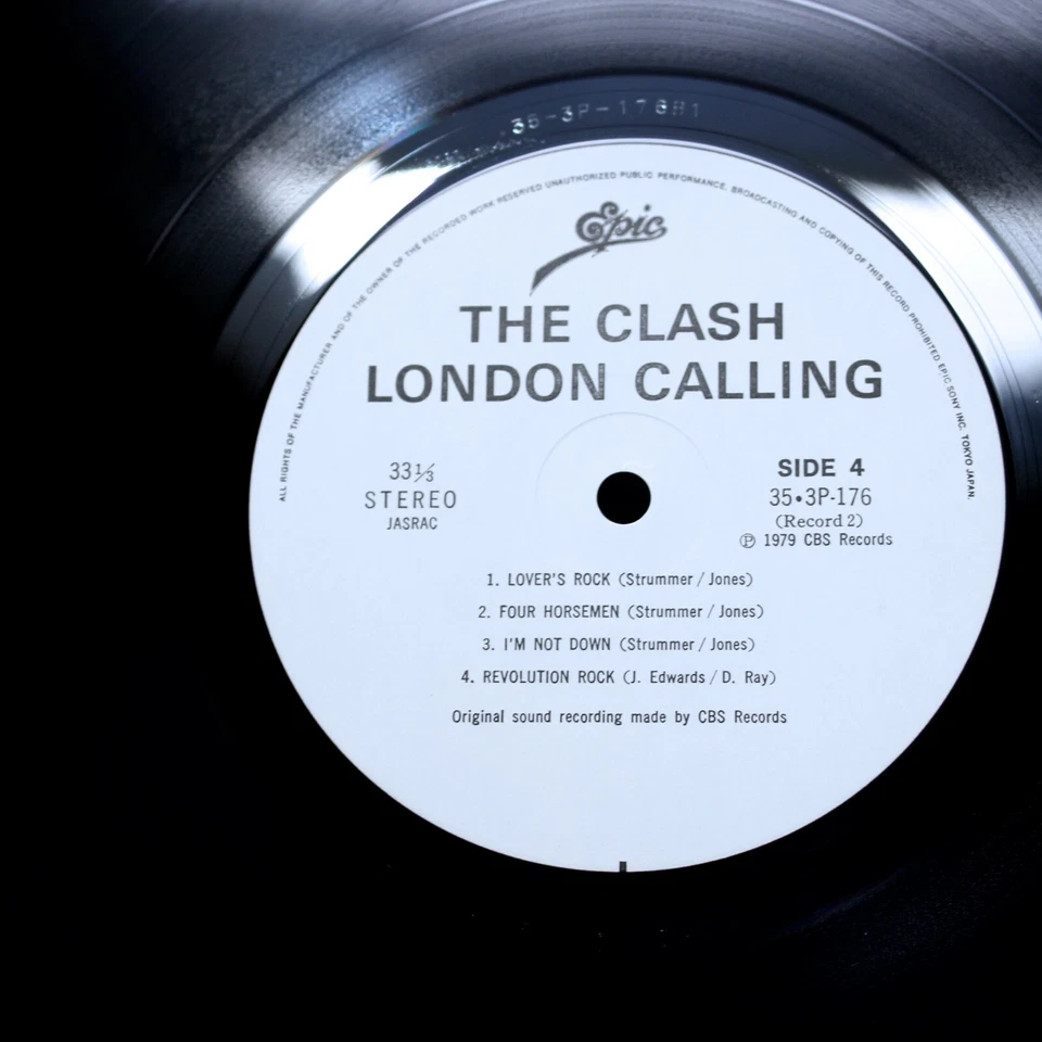 RARE ORIGINAL 1979 WHITE LABEL THE CLASH LONDON CALLING VINYL 2 LP NM RARE - Image 2 of 4