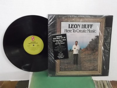 #ad Leon HuffPSIquot;Here To Create Musicquot;USLPstereoIn Shrink with StickerMINT $11.99