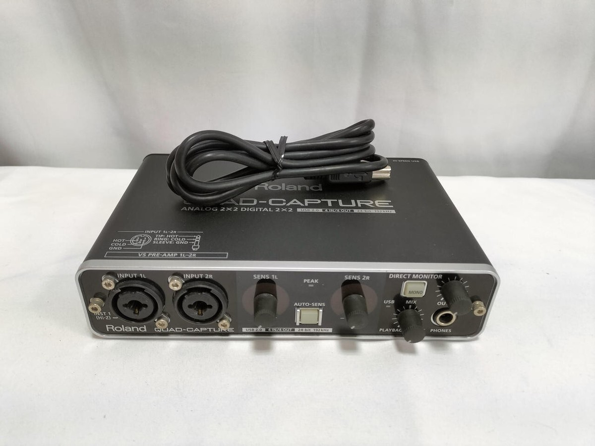 Roland UA-55 QUAD-CAPTURE Audio Interface Used w/Cable | eBay