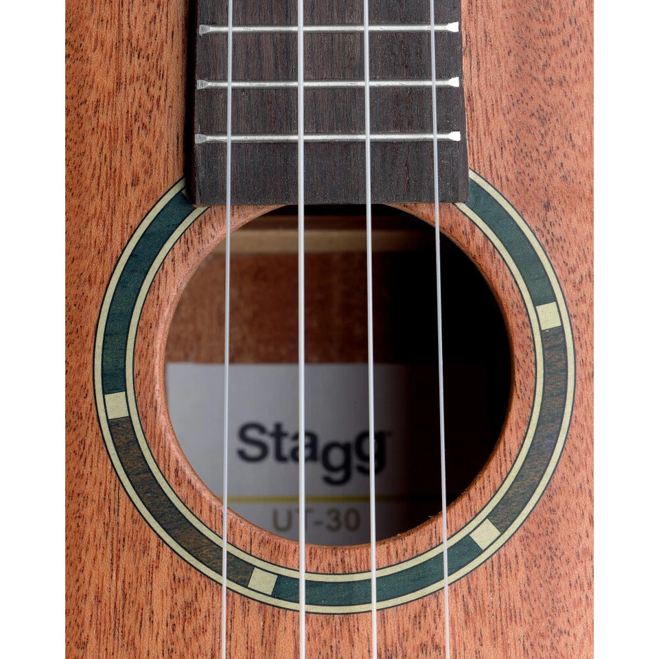 Ukelele tenor tradicional Stagg UT-30 serie 30 Sapele Top con bolsa de concierto Foto 3 de 3