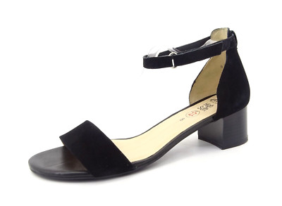 ARA High Soft Riemensandaletten Damen Sandalen Schuhe Leder Schwarz Gr. 42 - 8