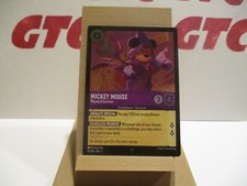 Disney Lorcana Mickey Mouse Wayward Sorcerer Foil Super Rare 51/204